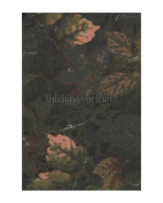 Thisisneverthat Black Denim Blouson Jacket for men