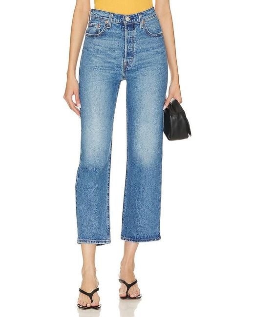 Levi's Blue Ribcage Straight Ankle