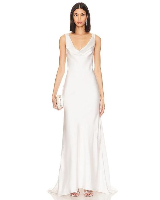 Katie May White X Noel And Jean Muse Gown