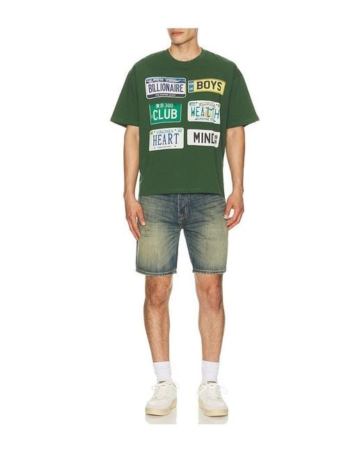 BBCICECREAM Blue Pulsar Shorts for men