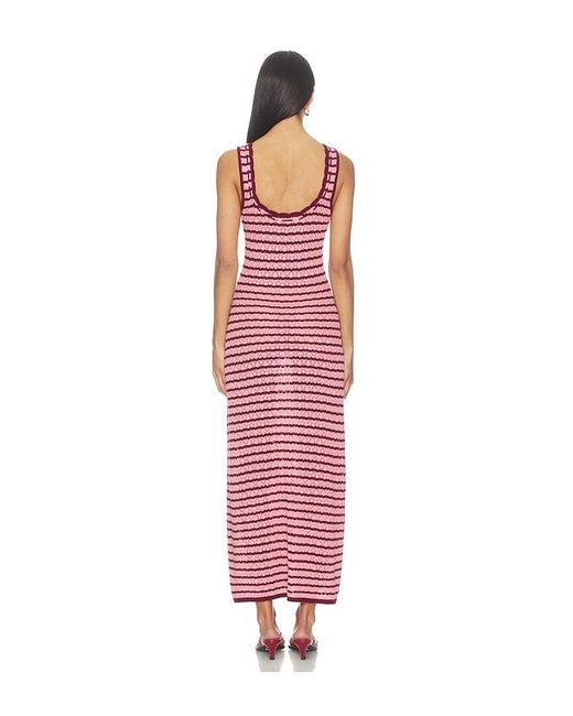 LSPACE Red Rosalie Maxi Dress