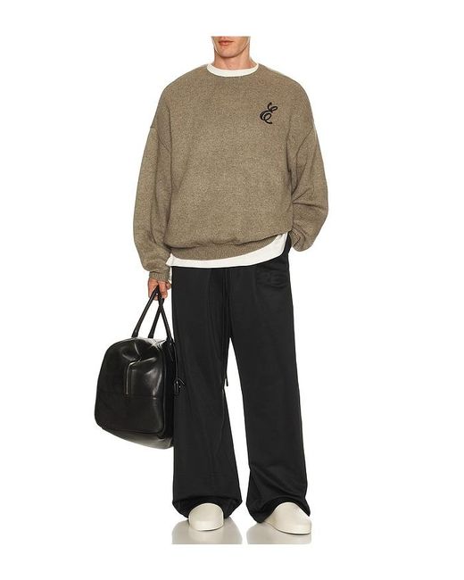 Fear Of God Black Lounge Sweatpant for men