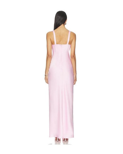 Runaway the Label White Esme High Split Maxi Dress