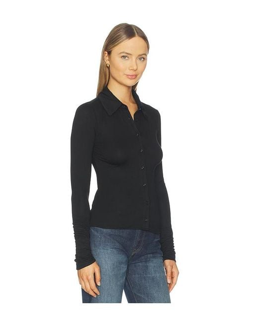 Lovers + Friends Black Della Top