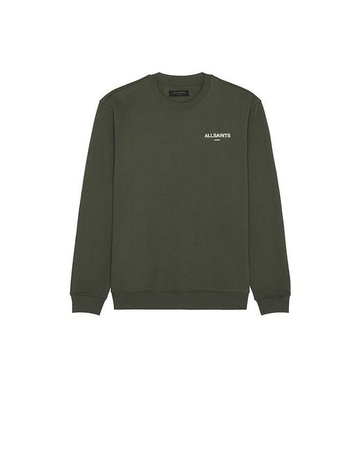 AllSaints Green Halcyon Crew Sweatshirt for men