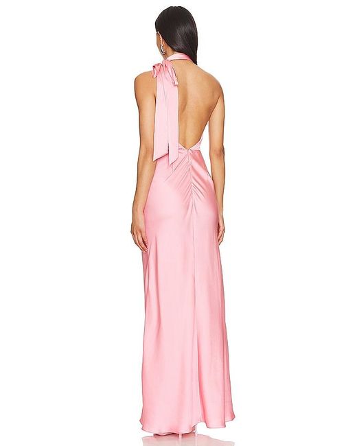 Lovers + Friends Pink Albie Gown