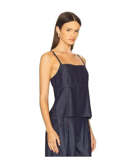Gestuz Blue Nia Singlet Top