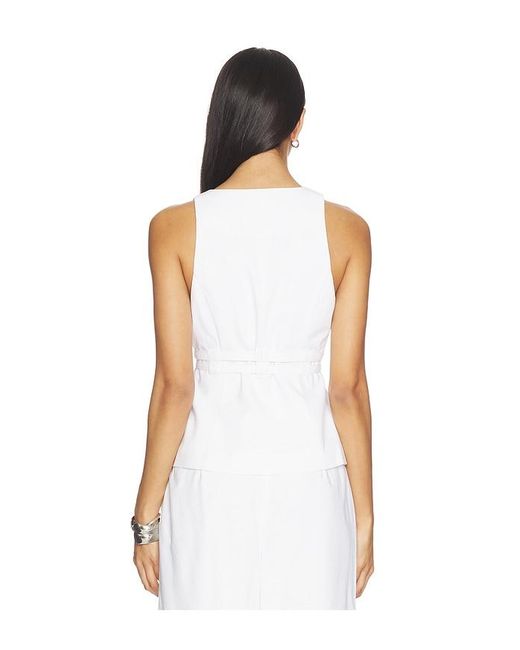 Seven Wonders White Zaylee Buckle Vest