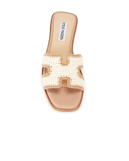 Steve Madden White Hadyn Sandal