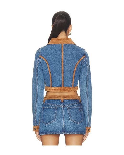 Show Me Your Mumu Blue Dawson Jacket