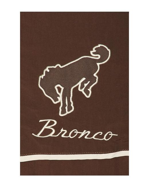 Junk Food Brown Ford Mustang Windbreaker Jacket for men