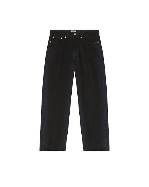 Obey Black Classic Baggy Spray Jeans for men