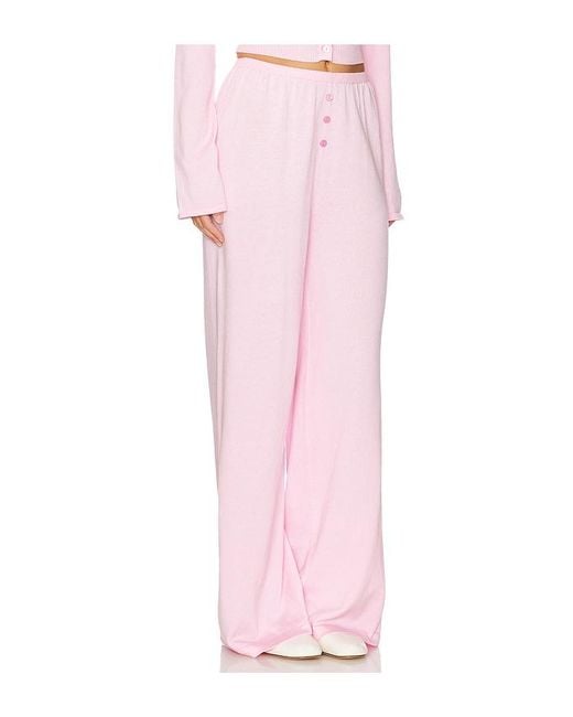 SNDY'S Pink X Revolve August Button Pants