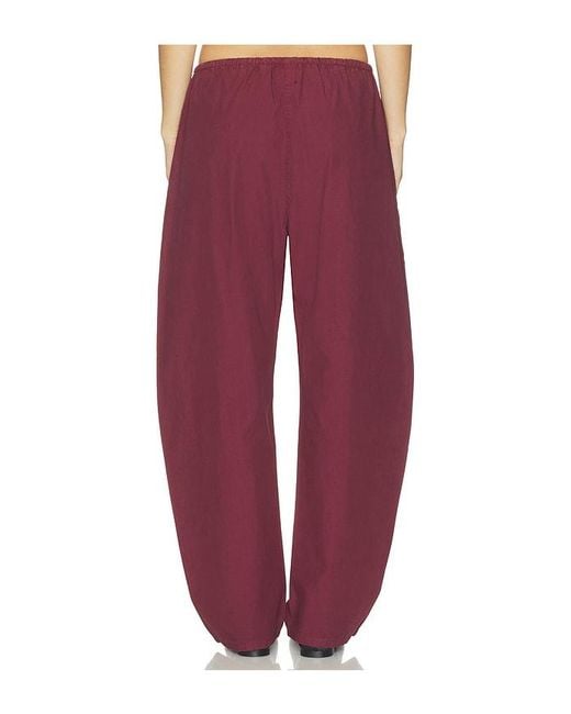 Leset Red Kyoto Drawstring Pant