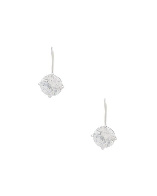 Shashi White Caroline Drop Earring