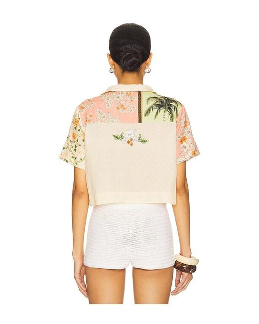 Agua Bendita White Itsy Ete Top