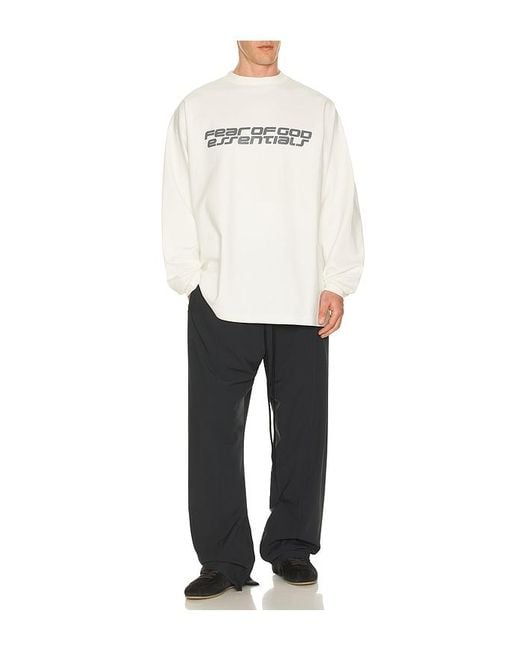 Fear Of God Gray 90's Long Sleeve Tee for men