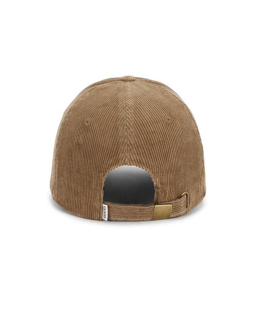 Guess Natural Corduroy Hat for men
