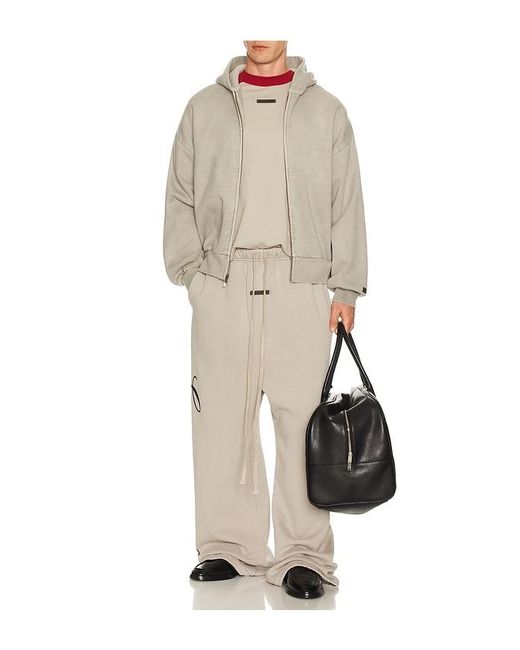 Fear Of God Hoodie Classic in Natural für Herren