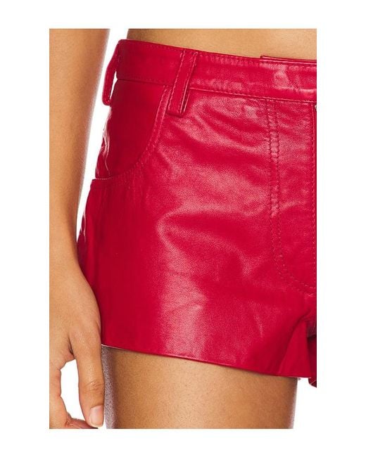 Urban Outfitters Red X Revolve Perfect Leather Short