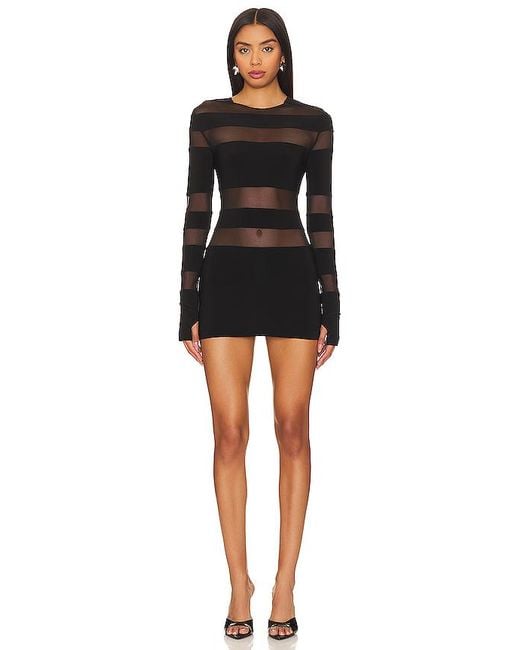 Norma Kamali Black Kleid Pickleball