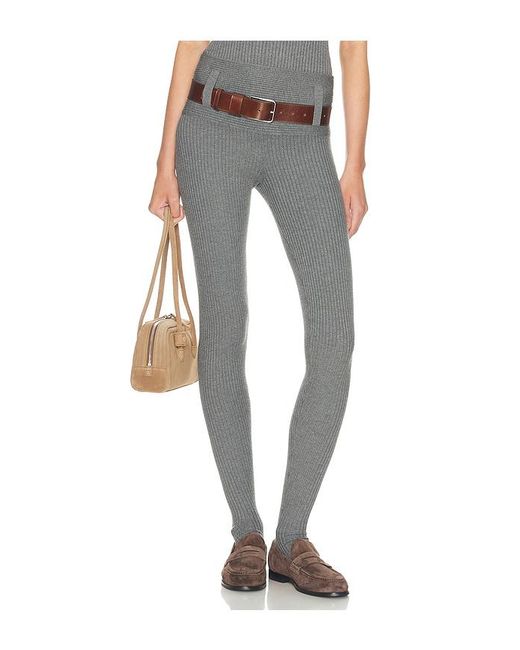 Helsa Blue Corinne Footed Legging