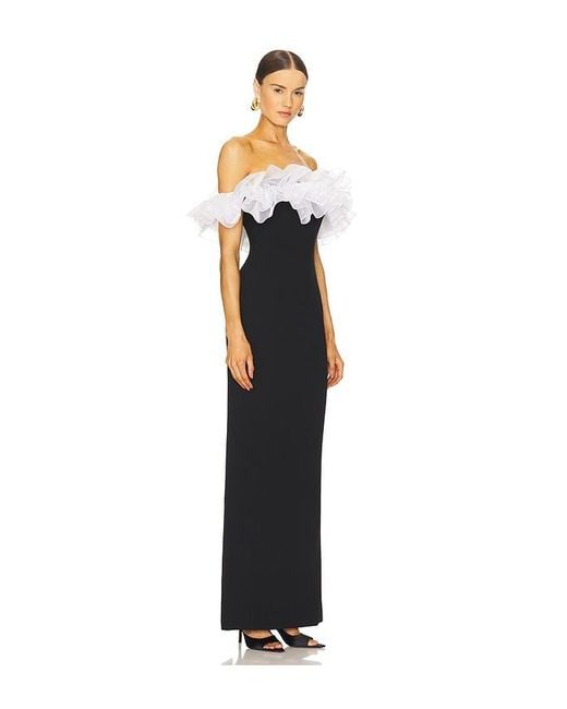 Susanna Chow White Sasha Maxi Dress