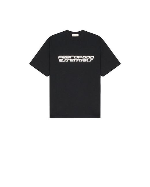 Fear Of God Black 90's Short Sleeve Tee for men