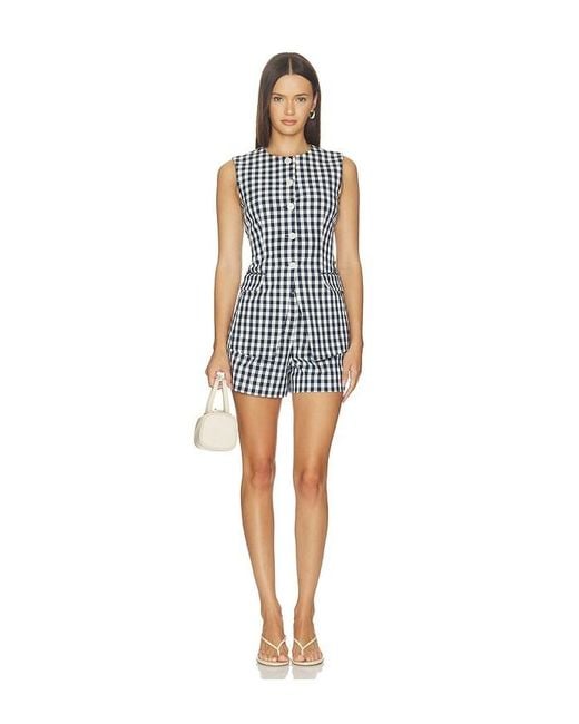 Veronica Beard Blue Haina Short