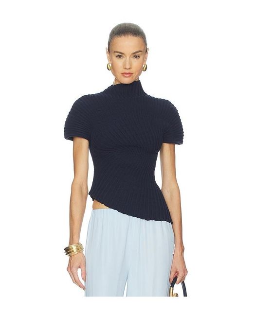 Cult Gaia Blue Annemie Top