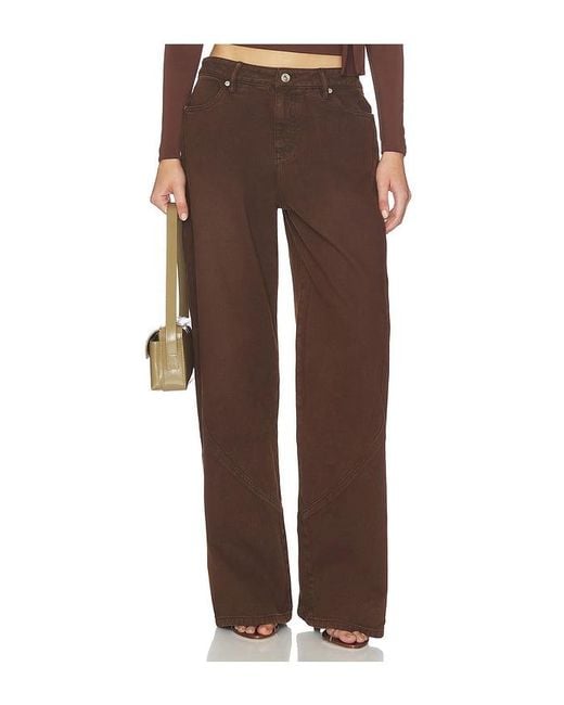 Mimchik Brown Saddle Jean