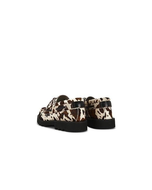 AllSaints Black Skiff Boat Shoe for men