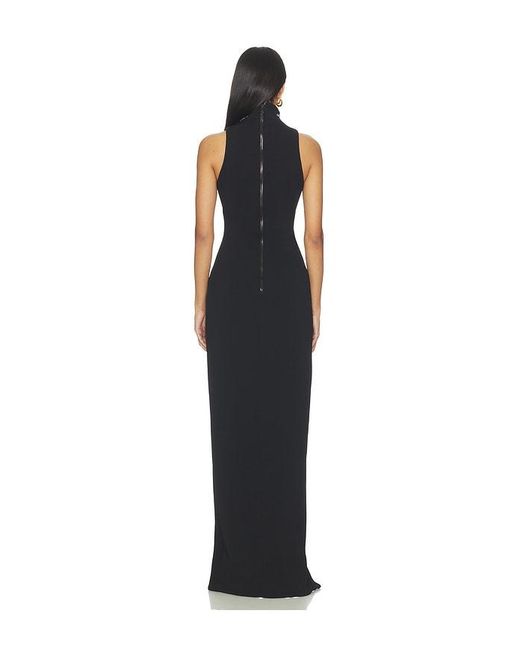 Balmain Blue Amethyst Pearl Embroidered Dress