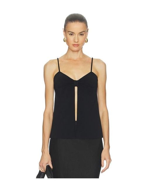 Cult Gaia Black Lennon Top