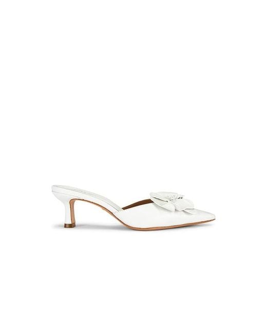 Raye White Kennedy Pump