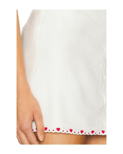 MAJORELLE White Anita Mini Skirt