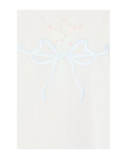 For Love & Lemons White Catherine Mini Dress And Bloomer