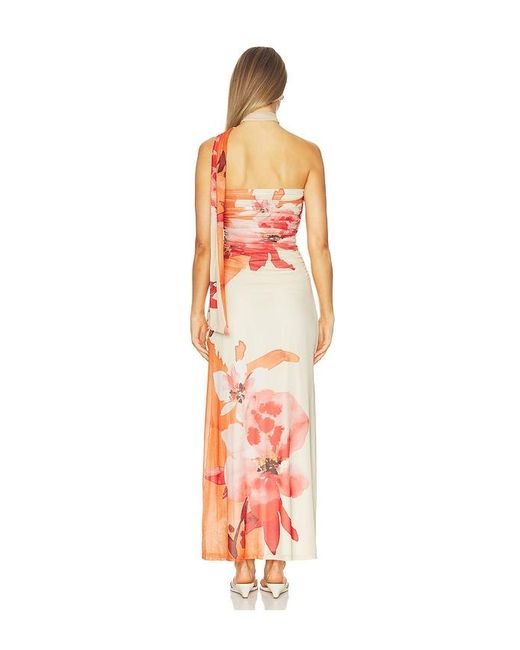 Especia White Mai-Tai Long Dress