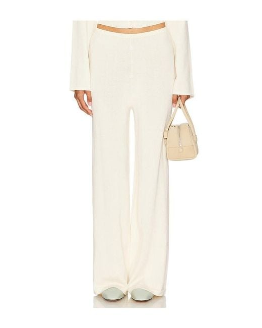 SNDY'S Natural X Revolve August Button Pants