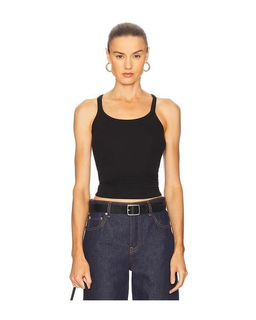GRLFRND Black Slim Racer Tank