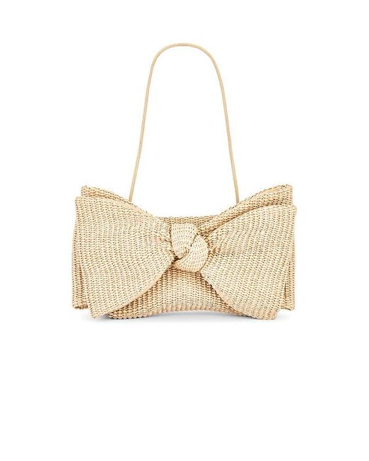 Loeffler Randall Natural Valerie Bow Clutch