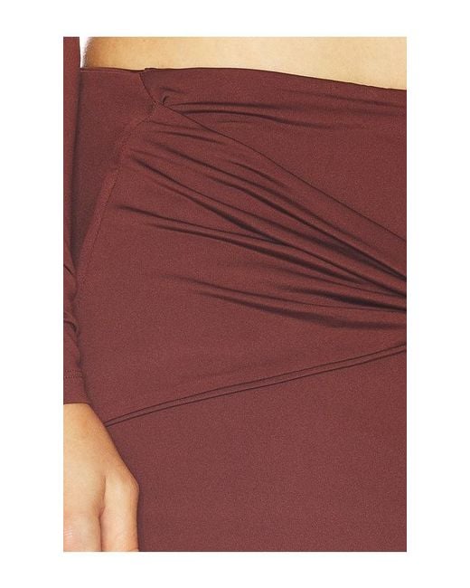 Seven Wonders Red Kamilla Twist Maxi Skirt
