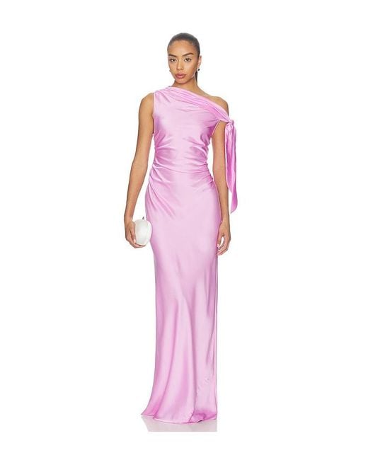 Amanda Uprichard Pink Naomi Gown