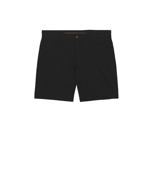 Rhone Black 7 Nomad Tech Chino Short for men