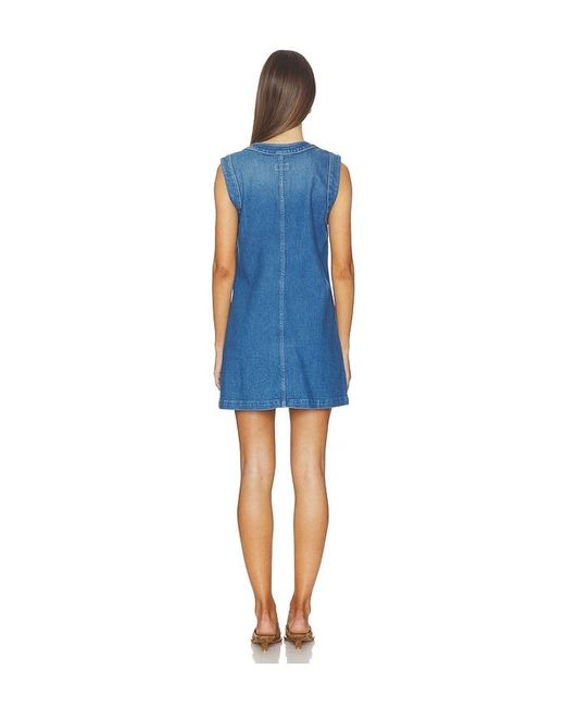 Mother Blue The Stashed Picky Mini Dress