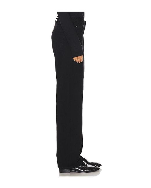Agolde Black Low Rise Loose Jeans