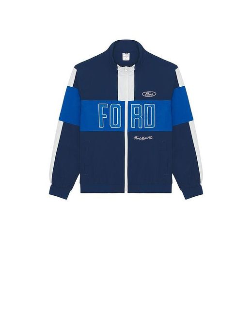 Junk Food Blue Ford Windbreaker Jacket for men