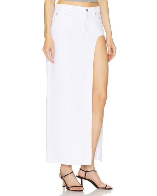 GRLFRND White Blanca Maxi Skirt