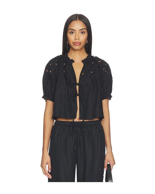 Rails Black Lizbeth Top