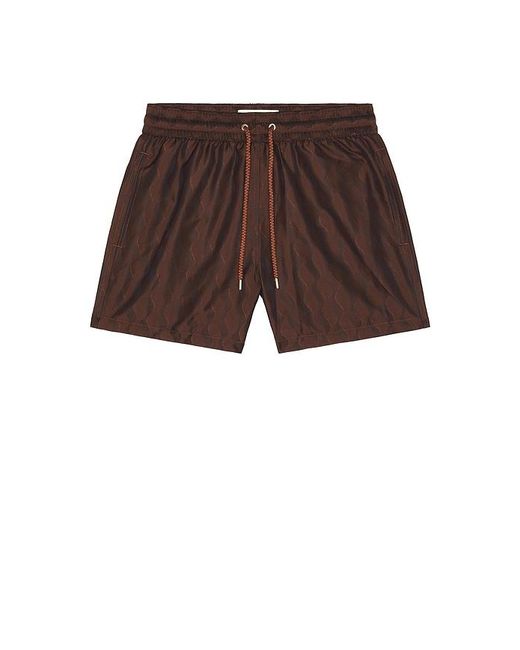 Frescobol Carioca Brown Rio Swim Short for men